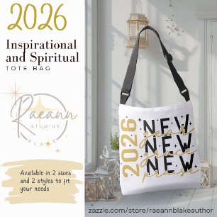 2026 Inspirerende en Spirituele Boodschappentas Crossbody Tas