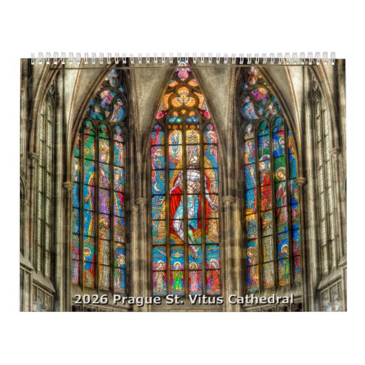 2026 Interior of St.Vitus Cathedral Calendar Kalender (Hoes)
