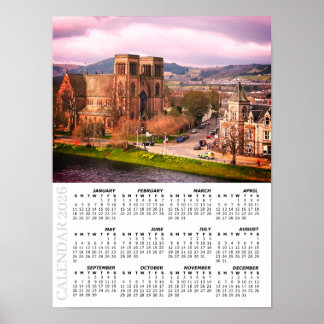 2026 Inverness Kalender, Schotse Hooglanden Poster