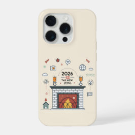2026 Is Het Nieuwe 2016 Digitale Cultuur Vector iPhone 15 Pro Case