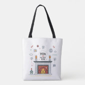 2026 Is Het Nieuwe 2016 Digitale Cultuur Vector Tote Bag (Achterkant)