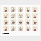 2026 Is Het Nieuwe 2016 Digitale Cultuur Vector Vierkante Sticker (Vel)