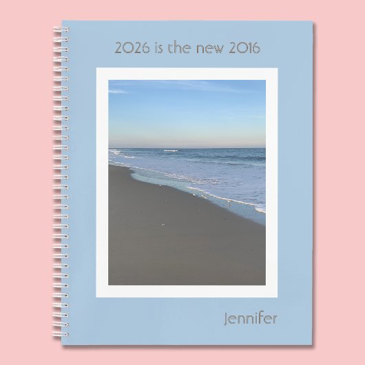 2026 is the new 2016 Beach Name  Notitieboek