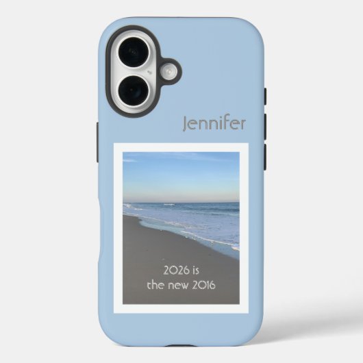 2026 is the New 2016 Beach Phone Case (Achterkant)