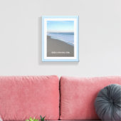 2026 is the New 2016 Beach Wrapped Canvas Afdruk (Insitu (Woonkamer))