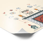 2026 Is The New 2016 Digital Culture Vector Foto Afdruk (Hoek)