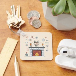 2026 Is The New 2016 Digital Culture Vector Sleutelhanger