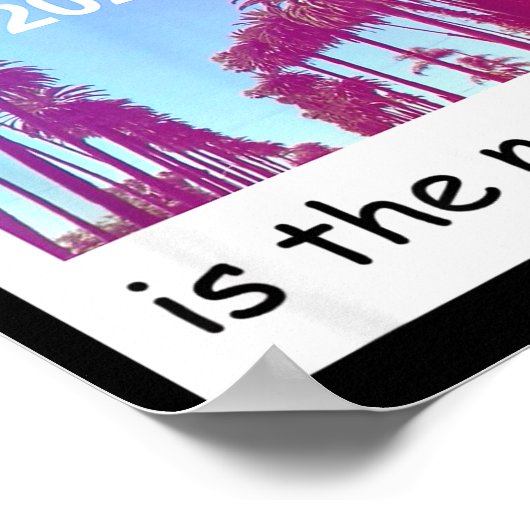 2026 Is The New 2016 Nostalgic 2016 Summer Vibes D Poster (Hoek)