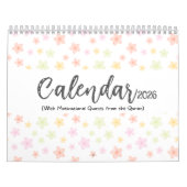 2026 Islamic Calendar with Quran Quotes (medium) Kalender (Hoes)