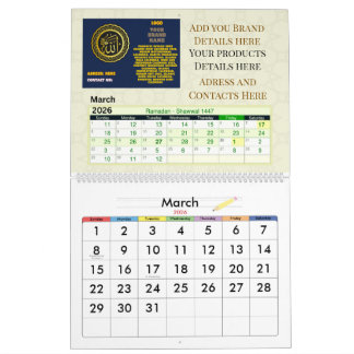 2026 Islamic Hijri Calendar | Gregorian + Hijri Kalender