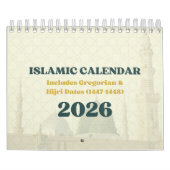 2026 Islamitische Hijri-kalender | Gregoriaans + H Kalender (Hoes)
