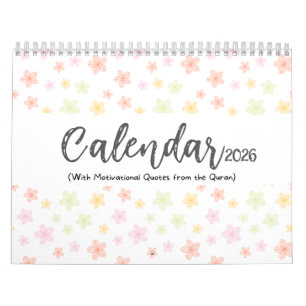 2026 Islamitische kalender met Koran citaten