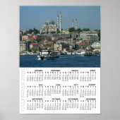 2026 Istanbul Kalender, Sultan Ahmed, Turkije Poster (Voorkant)