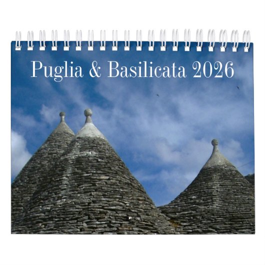 2026 Italië kalender - Puglia & Basilicata (Hoes)