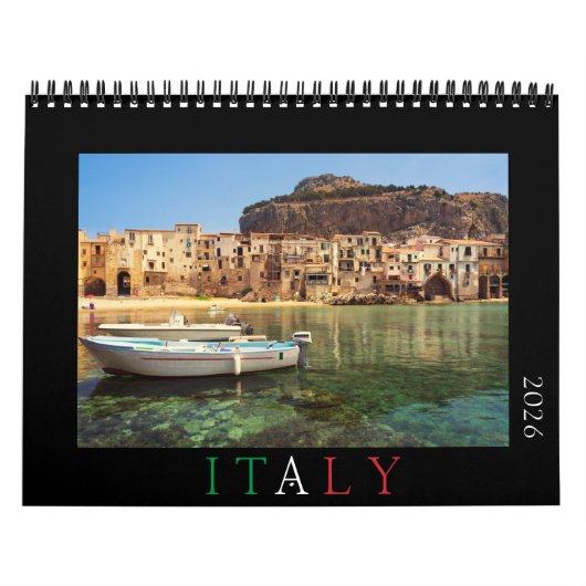 2026 Italië landschapsfotografie Kalender (Hoes)