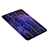2026 Jaar Maandkalender Buitenruimte Nevel Magneet (Rechterzijde)