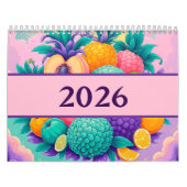 2026 jaar met vruchten Kalender (Hoes)