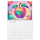 2026 jaar met vruchten Kalender (Jan 2026)