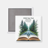 2026 Jaar Tekst Weg naar het Leven Magneet (Voorkant / Achterkant)