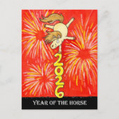 2026 Jaar van het Paard Briefkaart (Voorkant)