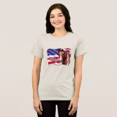 2026 Jaar van het Paard Tri-Blend Shirt (Voorkant volledig)