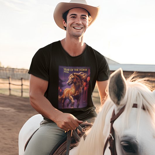 2026 Jaar van het Paard Viering T-shirt