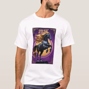 2026 Jaar van het Paard Viering T-shirt