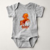 2026 Jaar van het Vuurpaard Chinese Zodiak Romper (Voorkant)