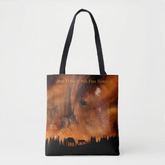 2026 Jaar van het Vuurpaard - Firestorm Tote Bag