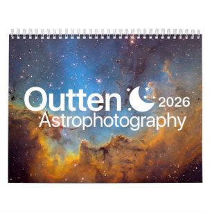 2026 Jaar Van Ruimte Buiten Astrophotografie Kalen Kalender