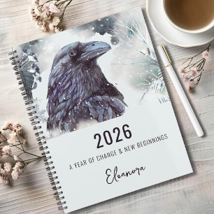 2026 Jaar van Verandering Raaf Symboliek Notitieboek