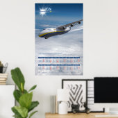 2026 Jaarlijkse wandkalenderposter Poster (Thuiskantoor)