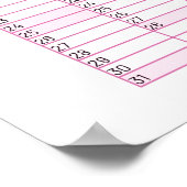 2026 Jaaroverzicht Wandplanner Kalender Poster (Hoek)