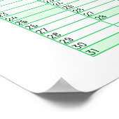 2026 Jaaroverzicht Wandplanner Kalender Poster (Hoek)