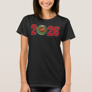 2026 Jade Chinees Nieuwjaar van het Paard T-shirt