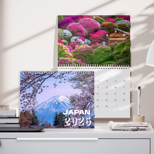 2026 Japan Botanical Landscape Calendar Kalender