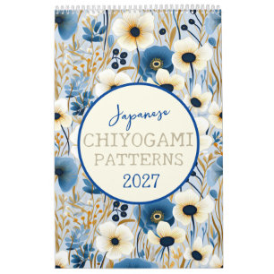 2026 Japanse Chiyogami-patronen Kalender