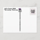 2026 JoCo Cruise On-board Postcard Feestdagenkaart (Achterkant)