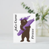 2026 JoCo Cruise On-board Postcard Feestdagenkaart (Staand voorkant)