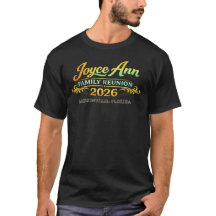 2026 Joyce Ann Familie Reünie T-Shirt