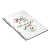 2026 JW Jaar Tekst Mattheüs 5:3 met Lente Bloemen Notitieboek (Rechterzijde)