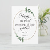 2026 JW Year Text Calendar Card Programmakaart (Staand voorkant)