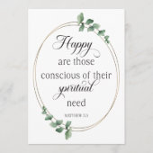 2026 JW Year Text Calendar Card Programmakaart (Voorkant)