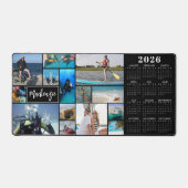 2026 Kalender 14 Foto's Naam Aangepaste kleur Bureaumat (Voorkant)