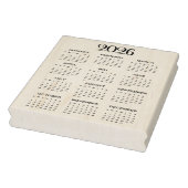 2026 Kalender #1 Vier Rijen, Drie Kolommen Rubberstempel (Stempel)