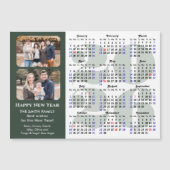 2026 Kalender 2 Foto Modern Sage Green Magnetic (Voorkant)