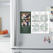 2026 Kalender 2 Foto Modern Sage Green Magnetic