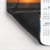 2026 Kalender 3 Foto Gepersonaliseerde Aangepaste  Muismat (Hoek)