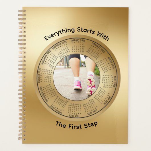 2026 Kalender Alles Begint Met de Eerste Planner (Voorkant)