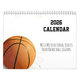 2026 Kalender Basketbal Motiverende Citaten